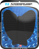 STOMPGRIP Icon Black Tank Grips for Kawasaki Z 2021–2025, Part 55-14-0201B