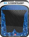 STOMPGRIP Volcano Tank Grips for 2022–2025 Triumph Tiger, Black, Part Number 55-10-0060-7B