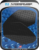 STOMPGRIP Volcano Tank Grips for Kawasaki Ninja/Z, Black, Part Number 55-10-0140B
