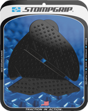 STOMPGRIP Volcano Tank Grips for Kawasaki Ninja 2018–2023, Black, Part Number 55-10-0150B