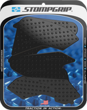 STOMPGRIP Volcano Tank Grips, Black, BMW F Series 2020–2025, Part Number 55-10-0176B