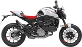 STOMPGRIP Volcano Tank Grips for Ducati Monster 2021–2025, Black, Part Number 55-10-0184B
