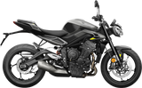STOMPGRIP Volcano Tank Grips for Triumph Street 2023–2025, Black, Part Number 55-10-0199B