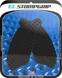 STOMPGRIP Volcano Tank Grips for BMW G 2021–2025, Black, Part 55-10-0200B