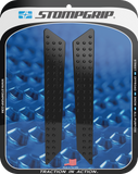 STOMPGRIP Volcano Tank Grips for Triumph Tiger 2022–2025, Black, Part Number 55-10-0208B