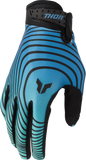 THOR Launchmode Identity Gloves Teal/Black, Medium – Part Number 3330-8530