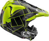Arai Helmets VX-Pro4 Fragment Yellow Helmet - Small (Part Number 0110-9527)