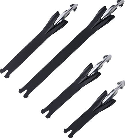 Alpinestars Tech 7 Boot Buckle Strap Kit - Black (Part Number 25CIT25-10-TU)