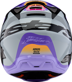 Alpinestars Youth SM3 Jettson Helmet - Gloss Black, Gray & Purple, Large (Part No. 8303226-9277-YL)