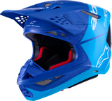 Alpinestars Supertech M10 Helmet with MIPS? * Flood Blue/Black Carbon, Medium (Part #8301023-7282-M)