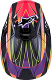 Alpinestars Supertech M10 Helmet with MIPS? - Era Gloss Pink/Violet/Yellow Fluo, 2XL