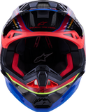 Alpinestars Supertech M10 Helmet - MIPS? Era - Gloss Blue Red Yellow Fluo - Large