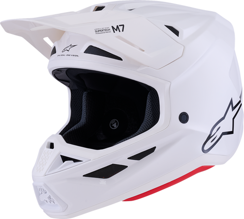 Alpinestars SM7 Helmet - Solid Gloss White - Small