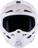 Alpinestars SM7 Helmet - Solid Gloss White XL - Advanced Off-Road Racing Protection and Ventilation