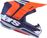 Alpinestars SM7 Helmet - Core Matte Orange/Blue Medium (Part #8301826-408-M)