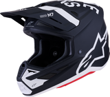 Alpinestars SM7 Helmet - Dasher Matte Black/White - Small