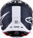 Alpinestars SM7 Dasher Helmet - Matte Black/White 2XL - Superior Impact Protection and Ventilation