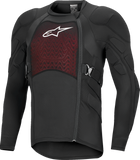 Alpinestars Bionic Plasma LT Jacket Long-Sleeve Black/White XL * Impact Protection and Comfort for Off-Road Riding
