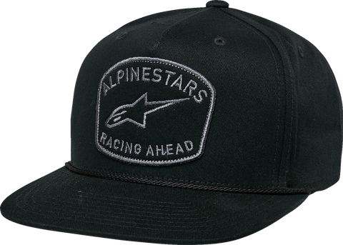 Alpinestars Promptus Snapback Hat - Black, Part Number 1235-81445-10-OS
