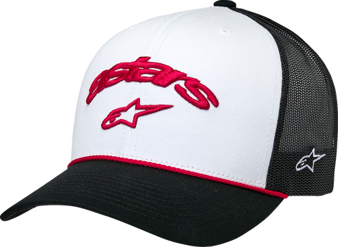 Alpinestars Agree Trucker Hat - White/Black, Part Number 1235-81460-2010-OS