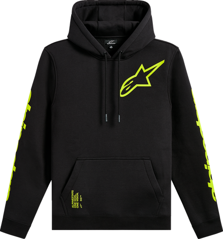 Alpinestars Triple Pullover Hoodie in Black for Men - Part Number 1235-51405-10-L