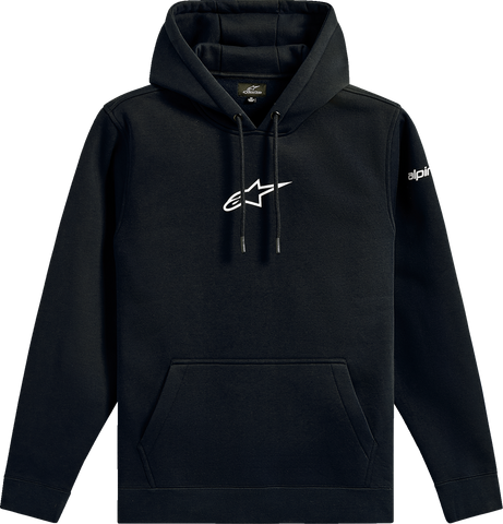 Alpinestars Frontal Pullover Hoodie - Black, Size Medium (Part No. 1235-51610-10-M)