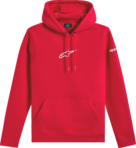 Alpinestars Frontal Pullover Hoodie - Red, Size Large (Part Number 1235-51610-30-L)