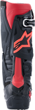 Alpinestars Tech 10 Boots - Black/Red US 13 / EU 48 with Advanced Flex Control and Impact Protection