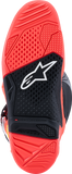 Alpinestars Tech 7 Off-Road Motorcycle Boots - US 13 / EU 48, Black/Fluorescent Red/Pink, Part Number 2012025-1576-13