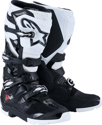 Alpinestars Tech 7 Enduro Boots - Black and White, US Size 16 - Part #2010426-12-16