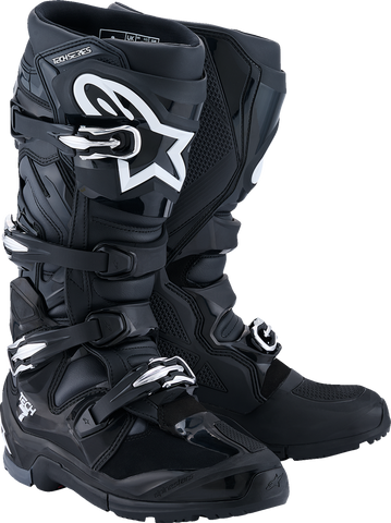 Alpinestars Tech 7 Enduro Boots - Black, Anthracite & White, US Size 7 - Part 2010426-140-7