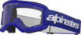 Alpinestars GOGGLES Vision 3 Blue Clear Lens - Part Number 5103325-7189