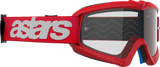 Alpinestars Youth Vision Goggle Blaze Red with Clear Lens - Part 5140325-3067