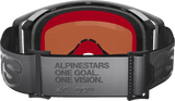 Alpinestars GOGGLES Supertech Vision Vista Goggle with Gold Mirror Lens - Black