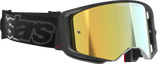 Alpinestars GOGGLES Supertech Vision Vista Goggle with Gold Mirror Lens - Black