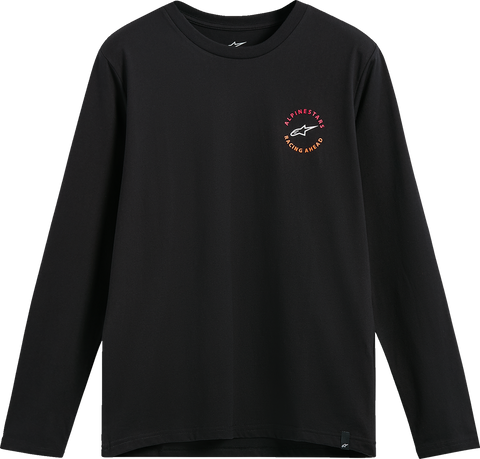 Alpinestars True Long-Sleeve CSF T-Shirt in Black, Size XL - Part Number 1235-74105-10-XL