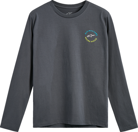 Alpinestars True Long-Sleeve CSF T-Shirt Charcoal Medium - 1235-74105-18-M