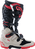 Alpinestars Tech 7 Enduro Boots - Black, Light Gray & Bright Red, US Size 13