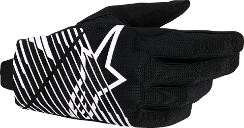 Alpinestars Radar Pro Gloves - Black and White, 2XL (Part Number 3560325-12-2X)
