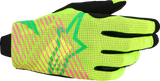 Alpinestars Radar Pro Gloves - Green, Fluo Yellow & Pink - Medium