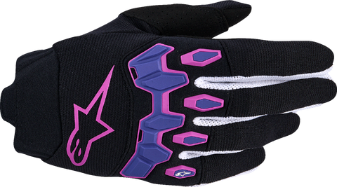 Alpinestars Full Bore V2 Gloves - Purple/Black, Large (Part #3560426-381-L)