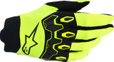Alpinestars Full Bore V2 Gloves - Fluo Yellow/Black Medium (Part #3560426-551-M)