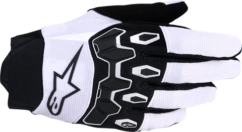 Alpinestars Full Bore V2 Gloves - Light Gray/Black, Medium (Part No. 3560426-9210-M)