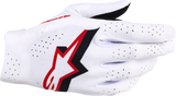 Alpinestars Supertech MX Gloves White/Black/Fire Red, Large – Part Number 3560526-2063-L