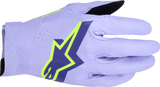 Alpinestars Supertech MX Gloves, Lavender/Violet/Fluo Yellow, XL, Part 3560526-3151-XL