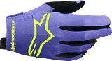 Alpinestars Radar Gloves - Purple/Fluo Yellow, Medium - Part 3561824-3175-M