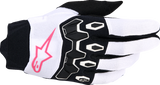 Alpinestars Stella Full Bore V2 Gloves - White, Fluo Pink & Black - Large