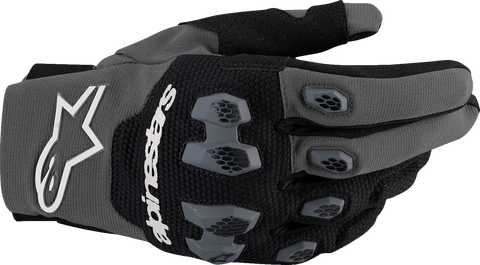 Alpinestars Pro-Dura Gloves - Black/Gray, Large - Durable Enduro Riding Gloves