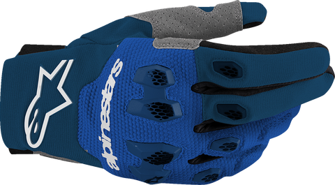 Alpinestars Pro-Dura Gloves - Navy, Bright Blue & White - 2X