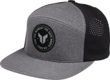 THOR Badge Hat Heather Gray/Black, Six-Panel Arched Cap, Part Number 2501-4459